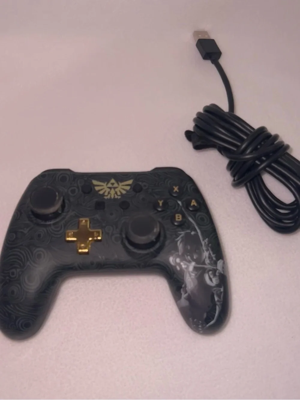 Power A Nintendo Switch Wired Controller Only (Legend of Zelda) Link Triforce